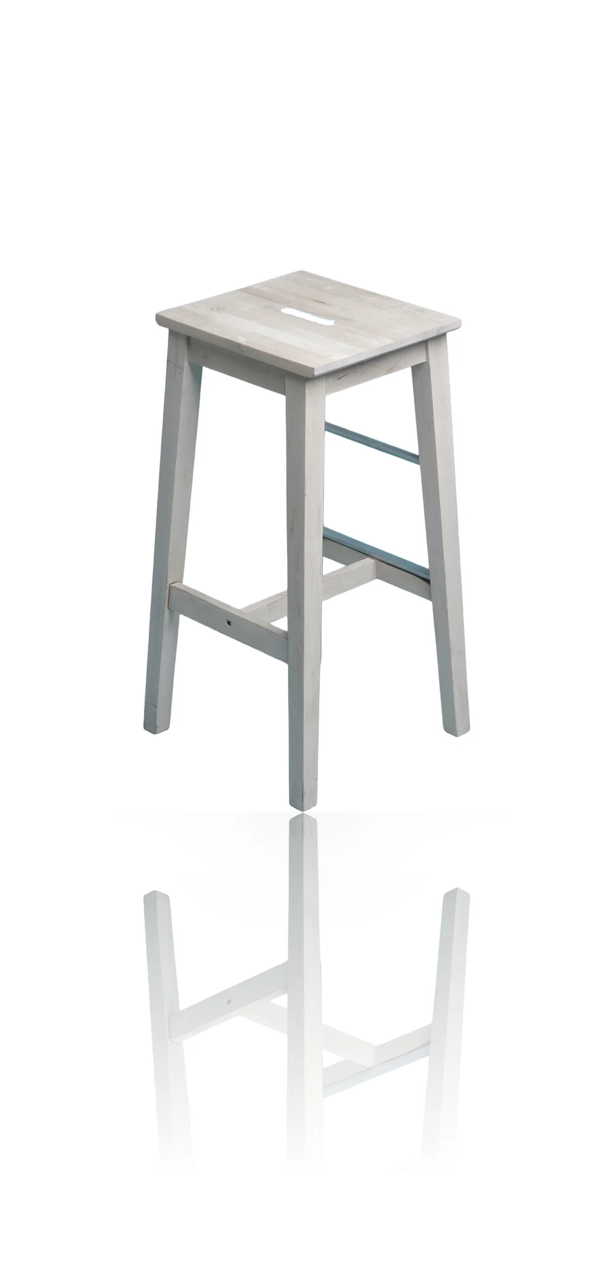 Same product after AI shadow and reflection with EnhanceCraft — grounded studio look on a reflective surface